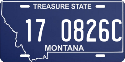 MT license plate 170826C