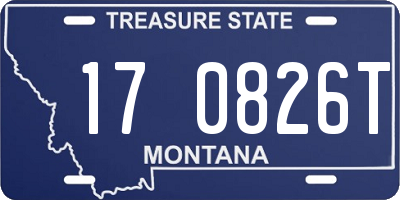 MT license plate 170826T