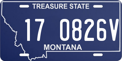 MT license plate 170826V