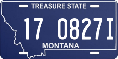 MT license plate 170827I