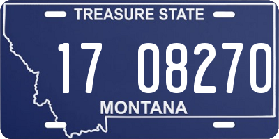 MT license plate 170827O