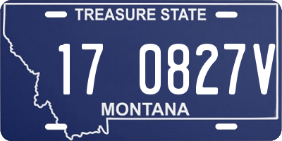 MT license plate 170827V