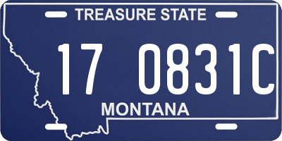 MT license plate 170831C