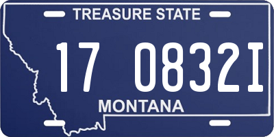 MT license plate 170832I