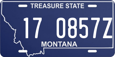 MT license plate 170857Z