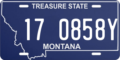 MT license plate 170858Y