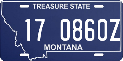 MT license plate 170860Z