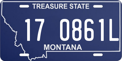 MT license plate 170861L