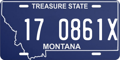 MT license plate 170861X