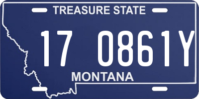 MT license plate 170861Y
