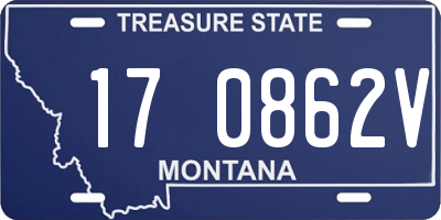 MT license plate 170862V