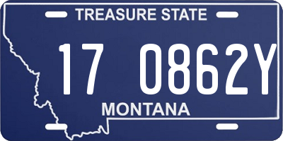 MT license plate 170862Y