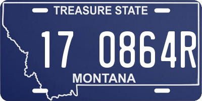 MT license plate 170864R