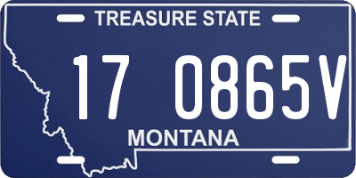 MT license plate 170865V