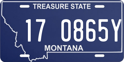 MT license plate 170865Y