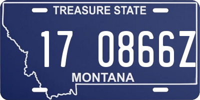 MT license plate 170866Z