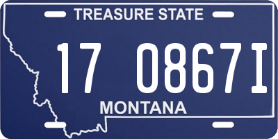 MT license plate 170867I