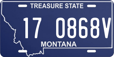 MT license plate 170868V