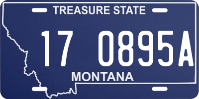 MT license plate 170895A