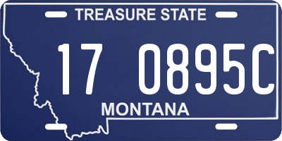 MT license plate 170895C