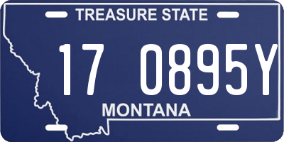 MT license plate 170895Y