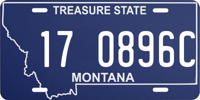 MT license plate 170896C