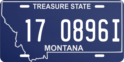 MT license plate 170896I