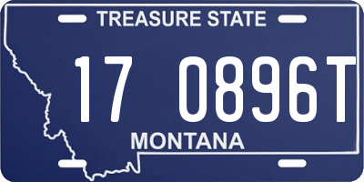 MT license plate 170896T