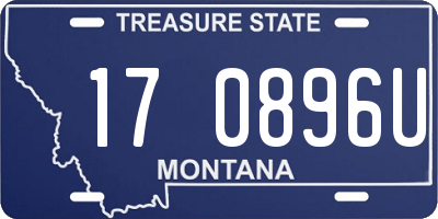 MT license plate 170896U