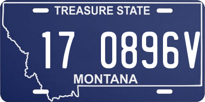 MT license plate 170896V