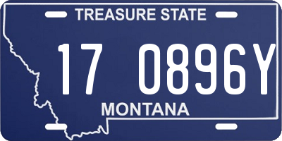 MT license plate 170896Y