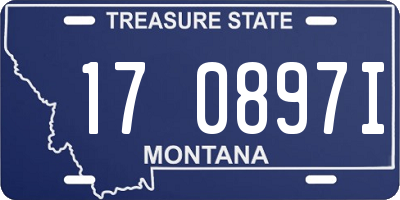 MT license plate 170897I