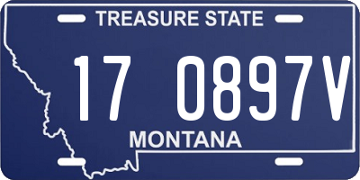 MT license plate 170897V