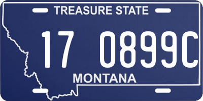 MT license plate 170899C