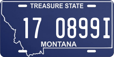 MT license plate 170899I