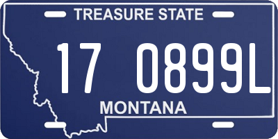 MT license plate 170899L