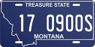 MT license plate 170900S