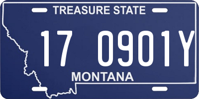 MT license plate 170901Y