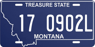MT license plate 170902L