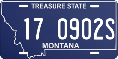 MT license plate 170902S