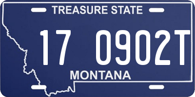 MT license plate 170902T