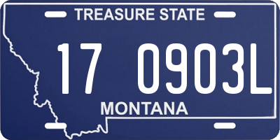 MT license plate 170903L