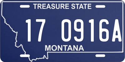 MT license plate 170916A