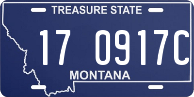 MT license plate 170917C