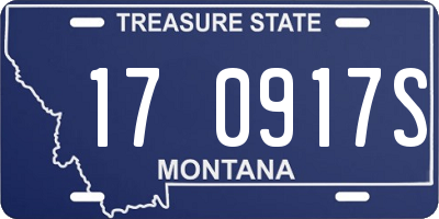 MT license plate 170917S