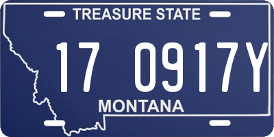 MT license plate 170917Y