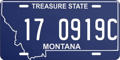 MT license plate 170919C
