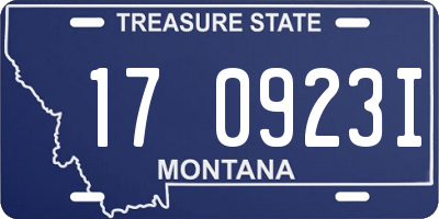 MT license plate 170923I
