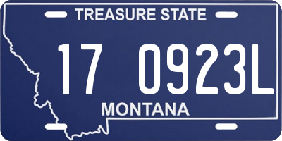 MT license plate 170923L