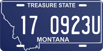 MT license plate 170923U
